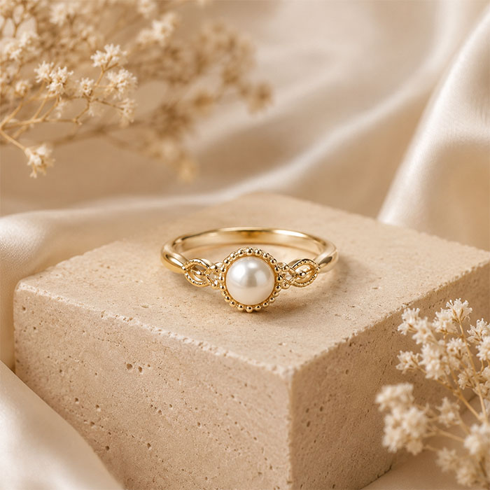 Lavin Pearl Vintage Yüzük